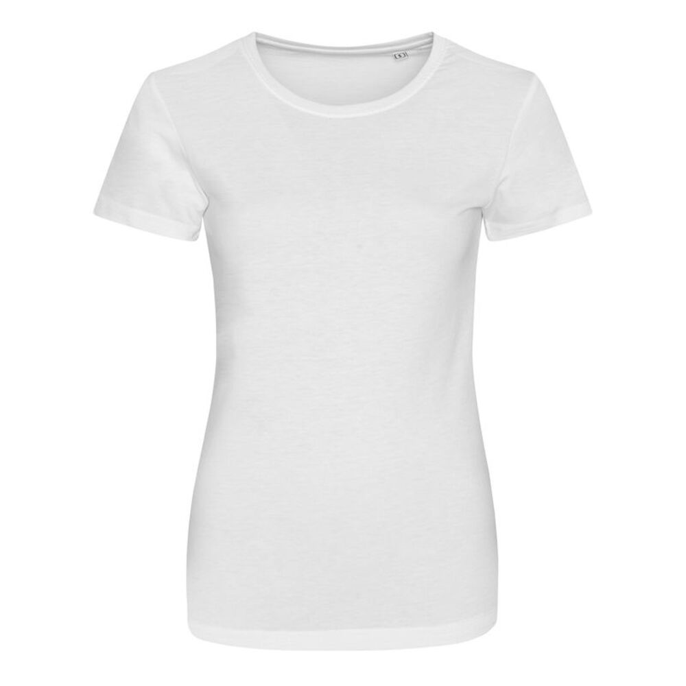 AWDis Womens/Ladies Girlie Tri-Blend T-Shirt / Solid White